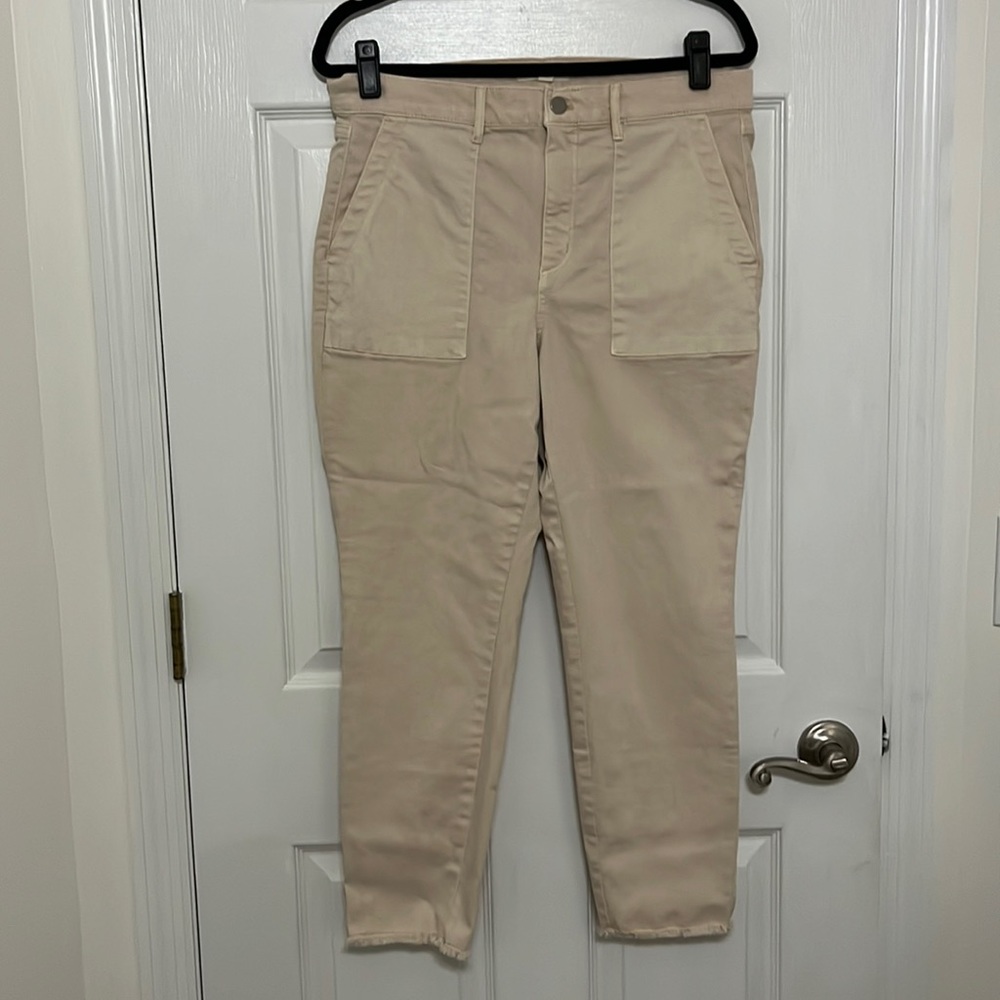 Loft petite khaki denim jeans